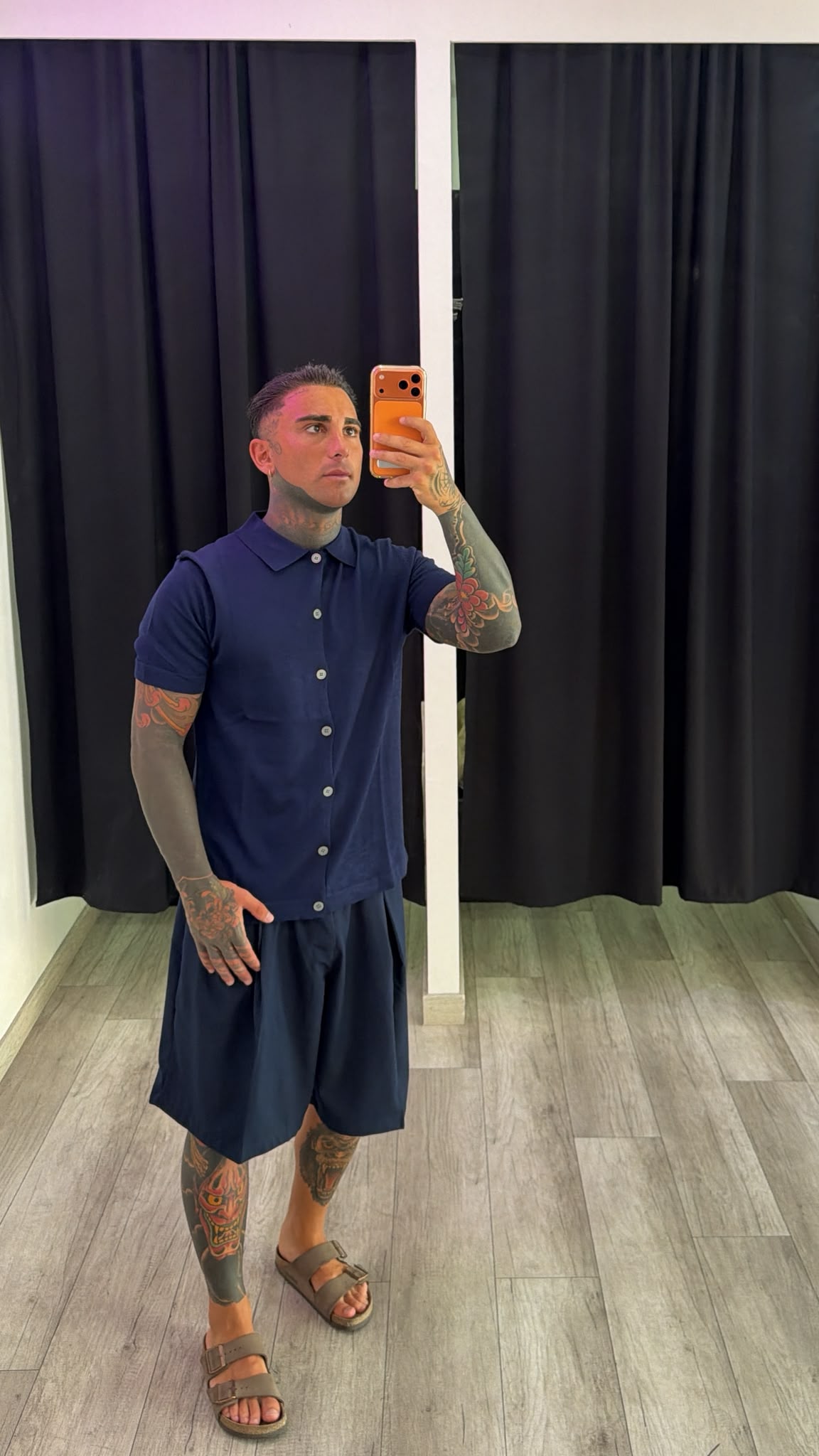 Fashion corto blu