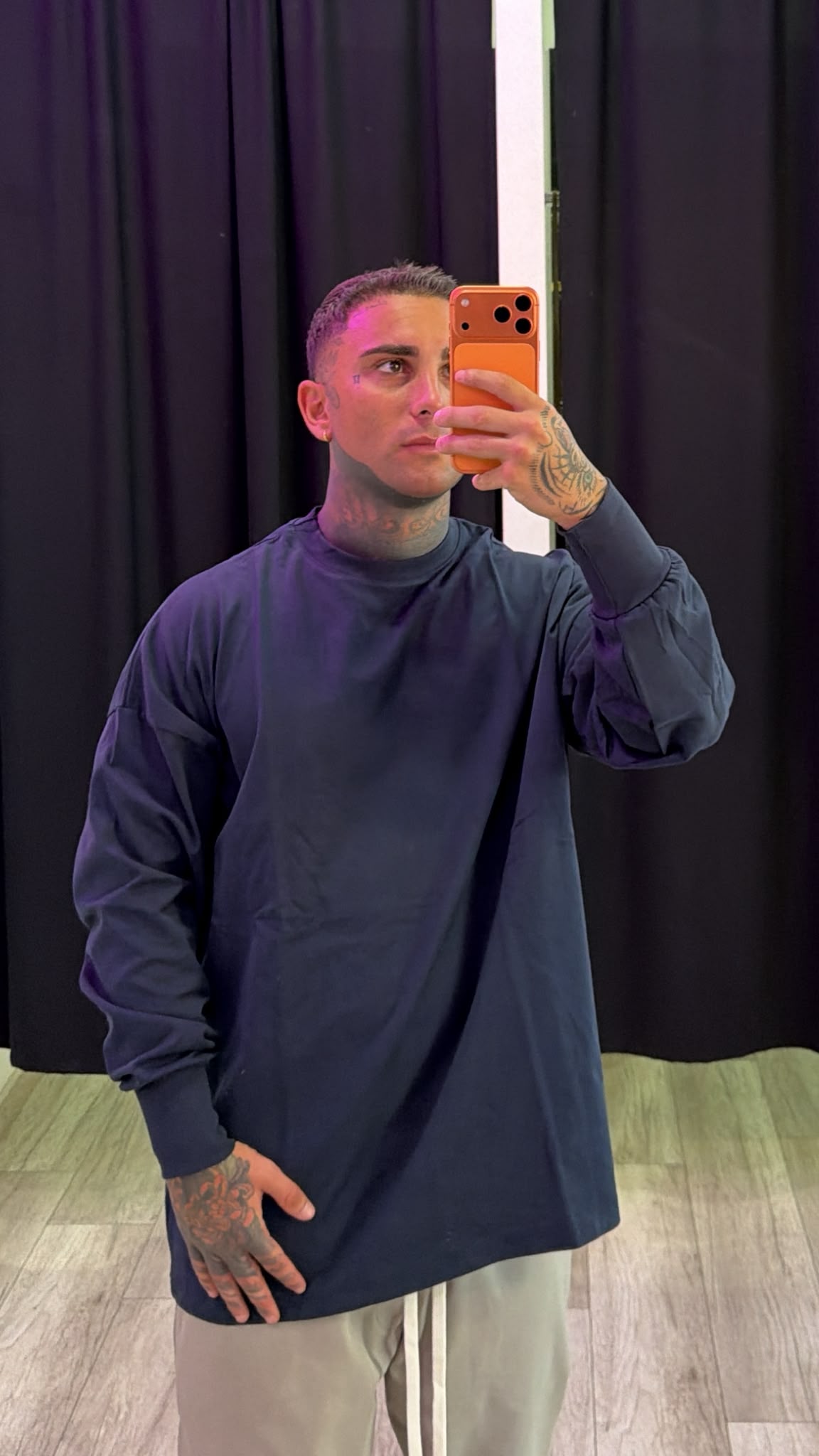 Long sleeve blu