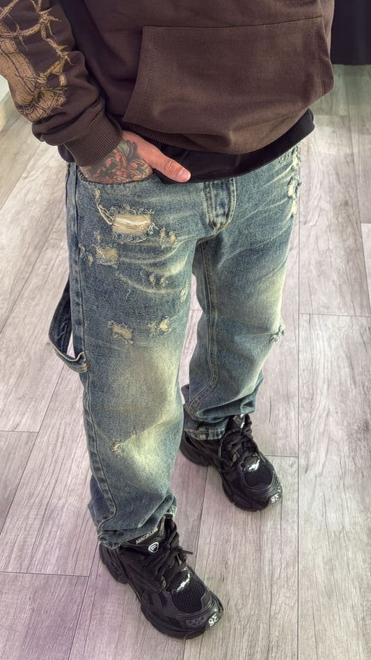 Jeans slavato chiaro