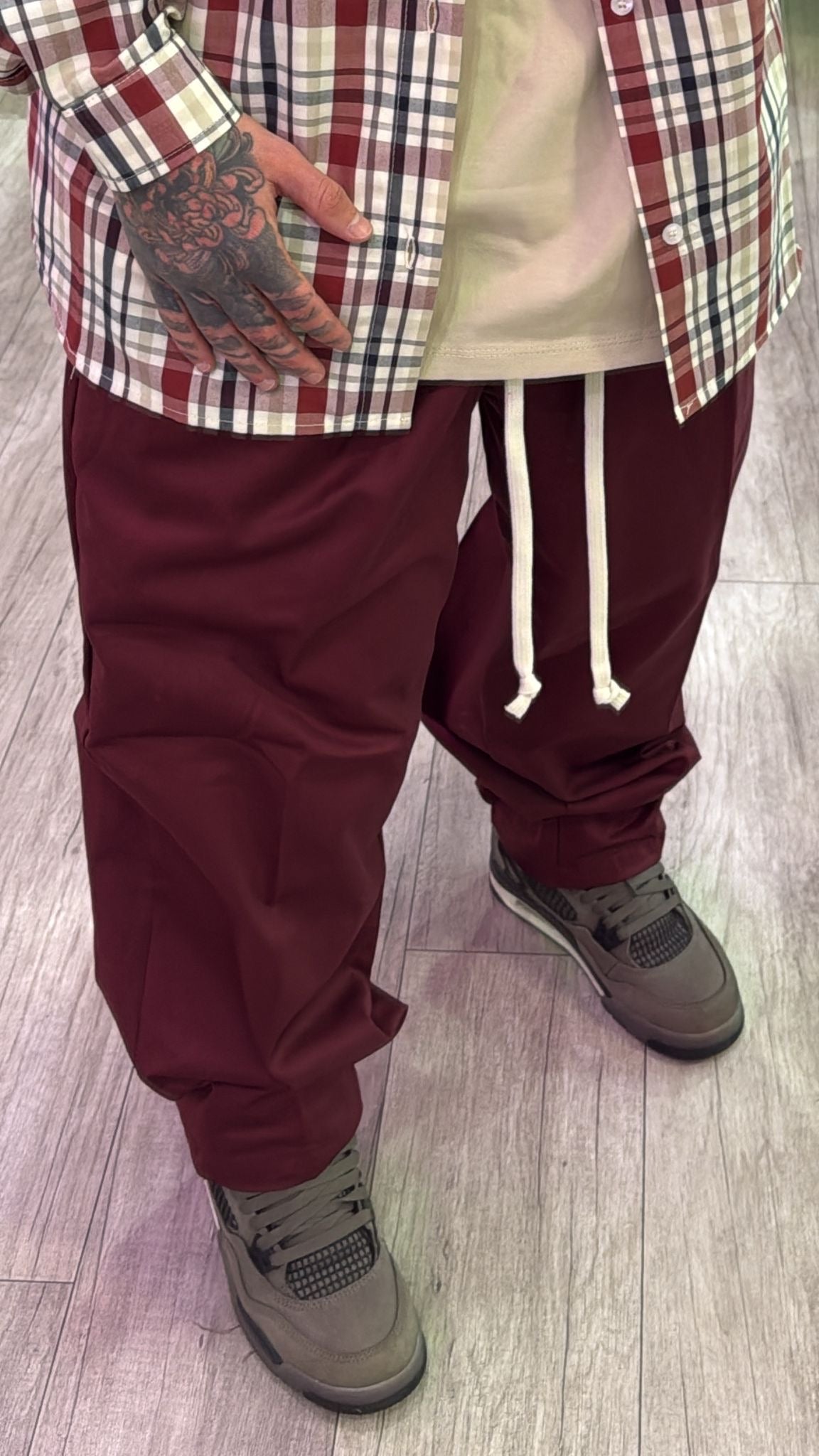 Fashion pesante bordeaux