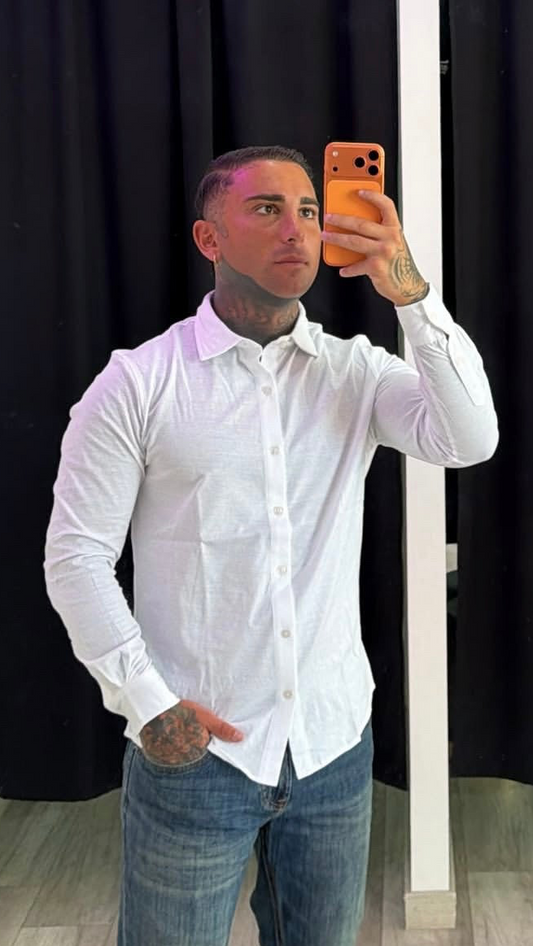 Camicia in cotone bianca