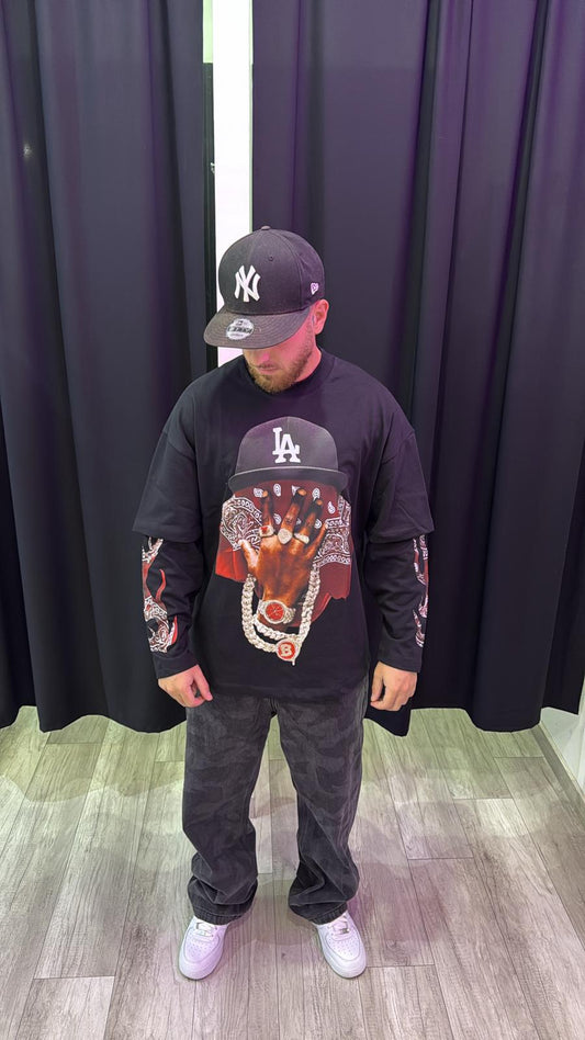 T shirt limited edition nera e rossa