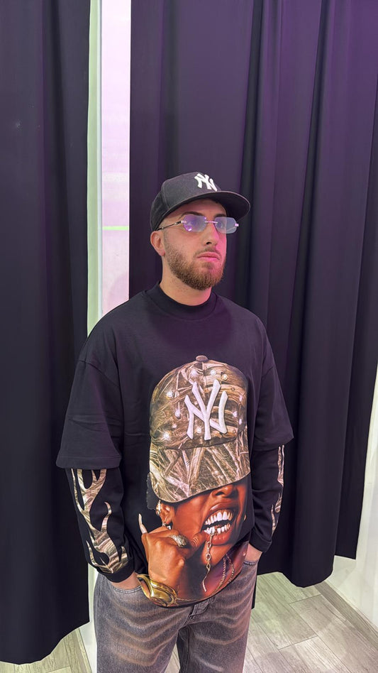 T shirt limited edition nera e beige