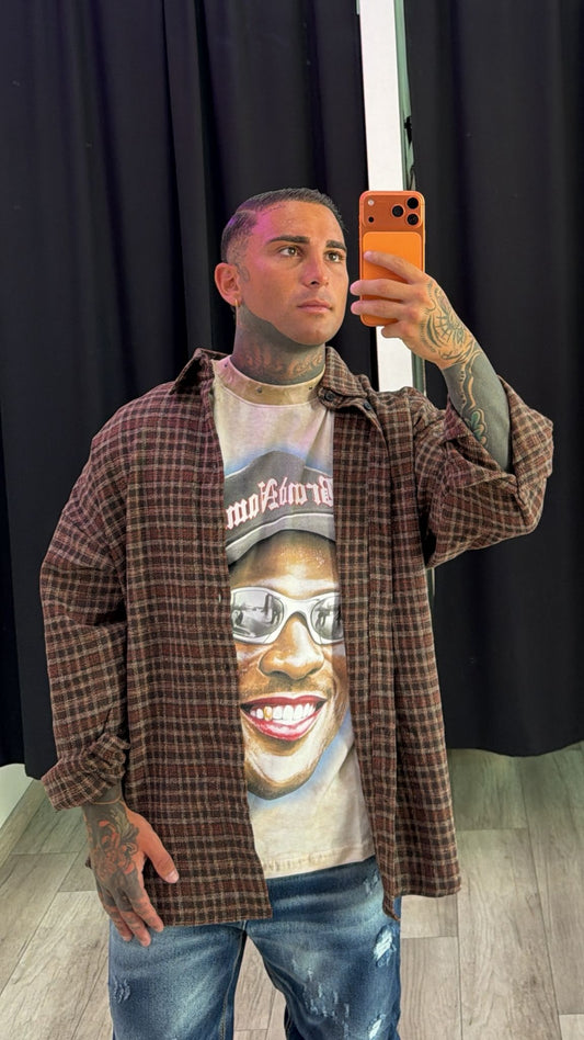 Camicia a quadri over